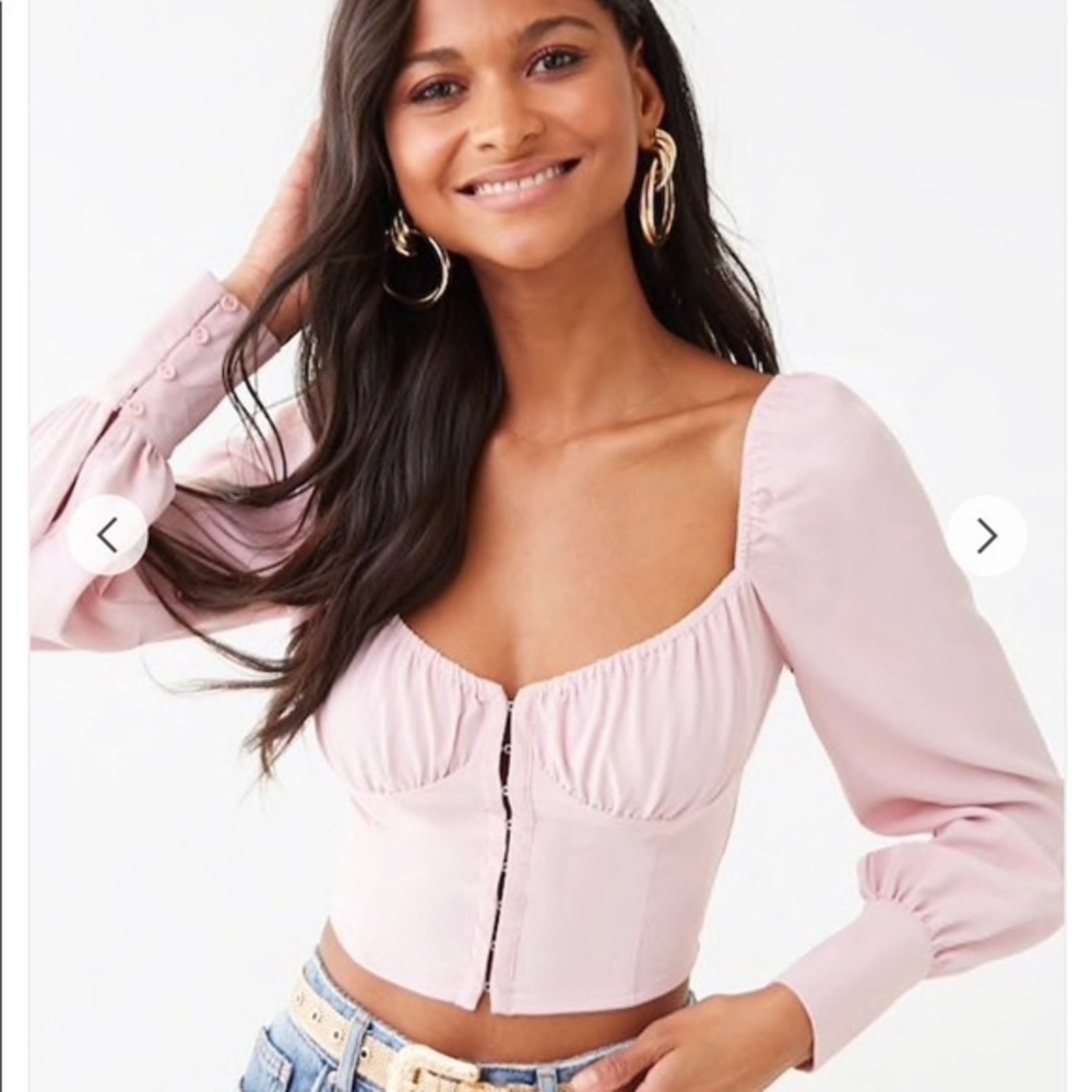 Woven crop top